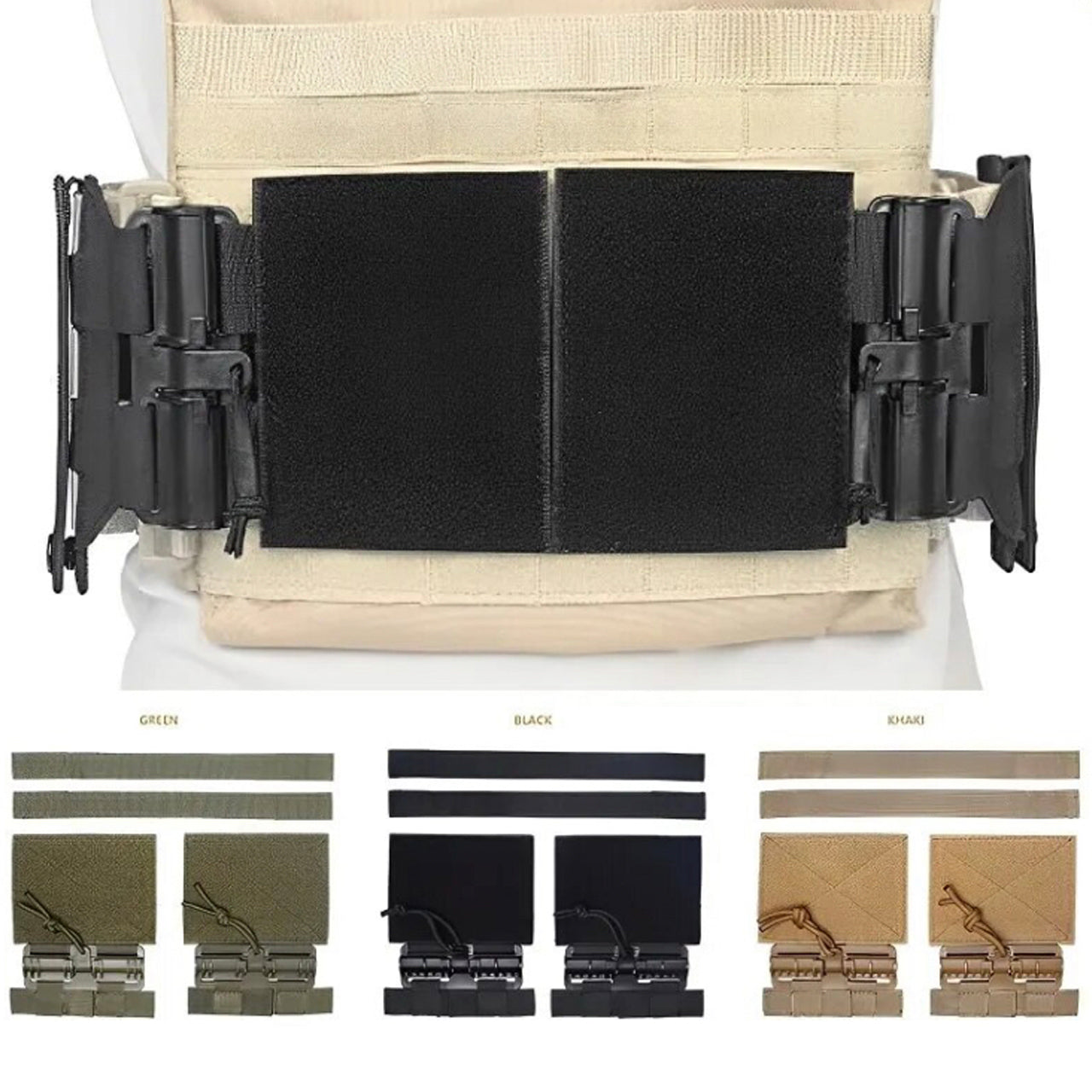 Have you been looking for a quick-release system for your tactical vest? Look no further - the Tactical Quick Release Vest Buckle System Set has you covered! With a simple lift of the cord and pull down, you can easily remove your vest when the situation requires it. www.defenceqstore.com.au