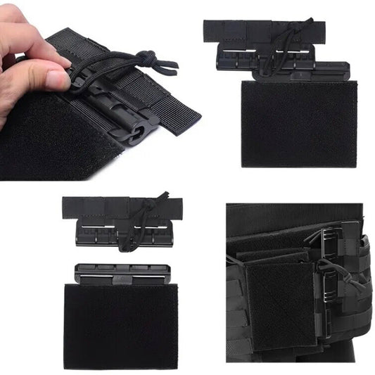 Have you been looking for a quick-release system for your tactical vest? Look no further - the Tactical Quick Release Vest Buckle System Set has you covered! With a simple lift of the cord and pull down, you can easily remove your vest when the situation requires it. www.defenceqstore.com.au