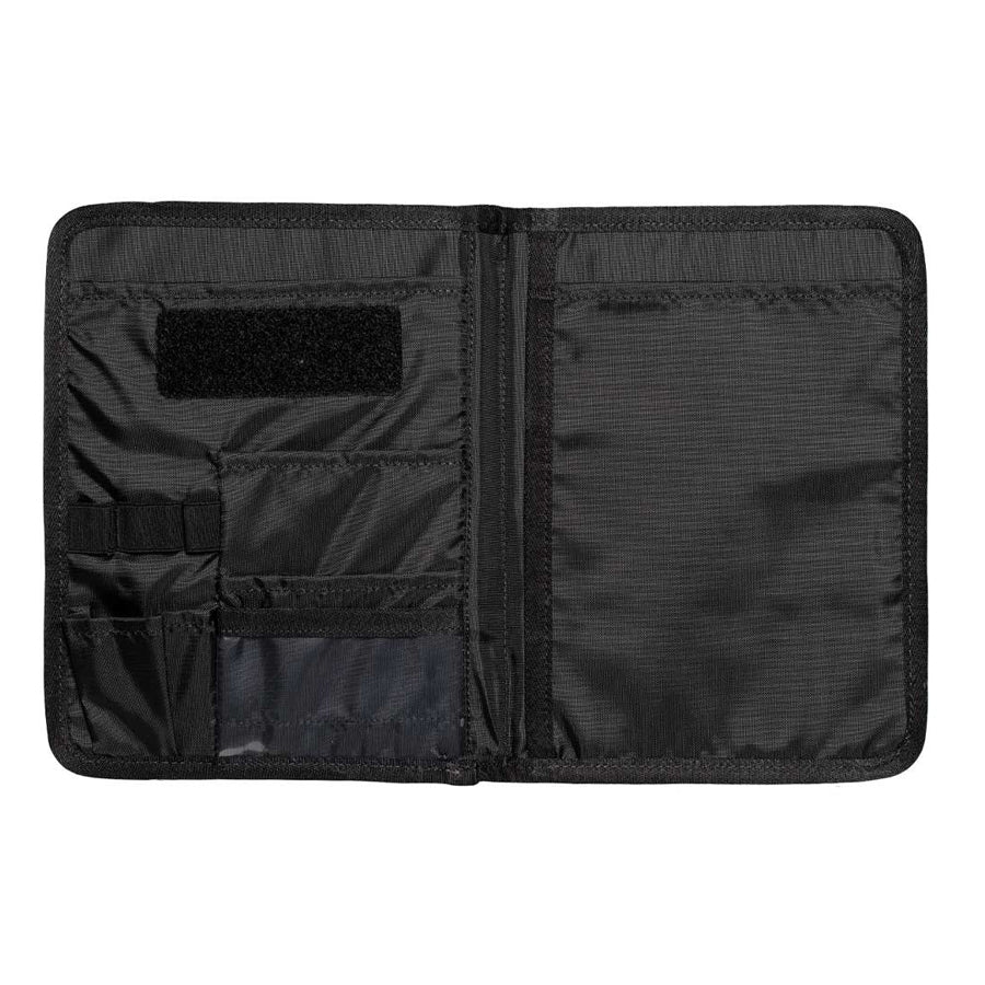 Specifications: Measurements: 24cm x 17.5cm x 1.5cm Weight: 265g Material: CORDURA® 700 den www.defenceqstore.com.au