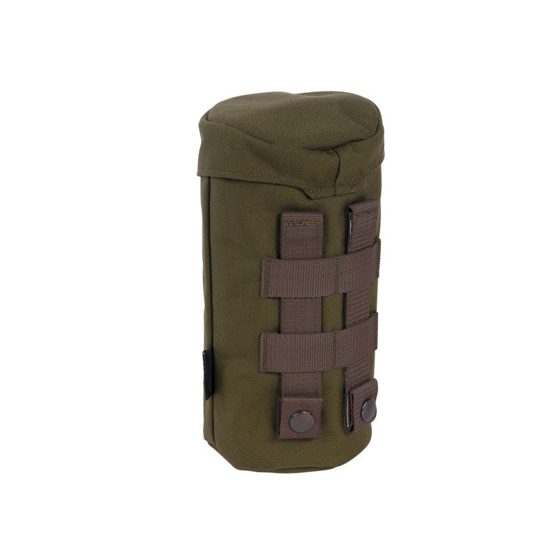 This versatile bottle holder is specifically designed to securely hold a 1 liter drinking bottle. Its measurements of 11 x 11 x 22 cm make it the perfect size for carrying on the go. The lid is conveniently locked with a quick-release buckle, and the holder also features 5mm of insulating foam to keep your drinks at the perfect temperature. www.defenceqstore.com.au