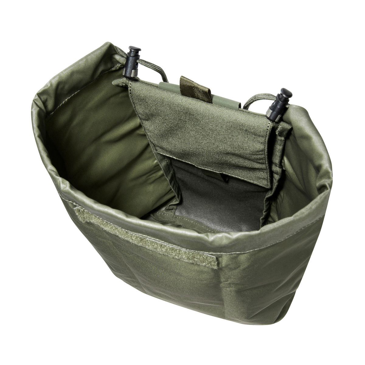 Introducing the Tasmanian Tiger Dump Pouch MKII Olive - the ultimate accessory for any outdoor enthusiast! Unleash your adventurous spirit with this compact yet versatile folding throw-bag, complete with a MOLLE rear panel for easy attachment to your gear. Don't leave home without it! www.defenceqstore.com.au