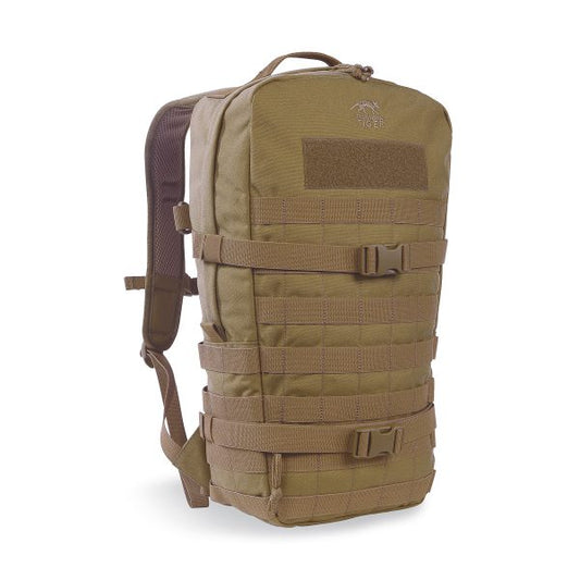 Robust 9 litre daypack with a large main compartment. It features two wrap around compression straps reduce the volume if needed, and a MOLLE system on the front and sides that can be used for individual expansion. Hydration system compatible. www.defenceqstore.com.au