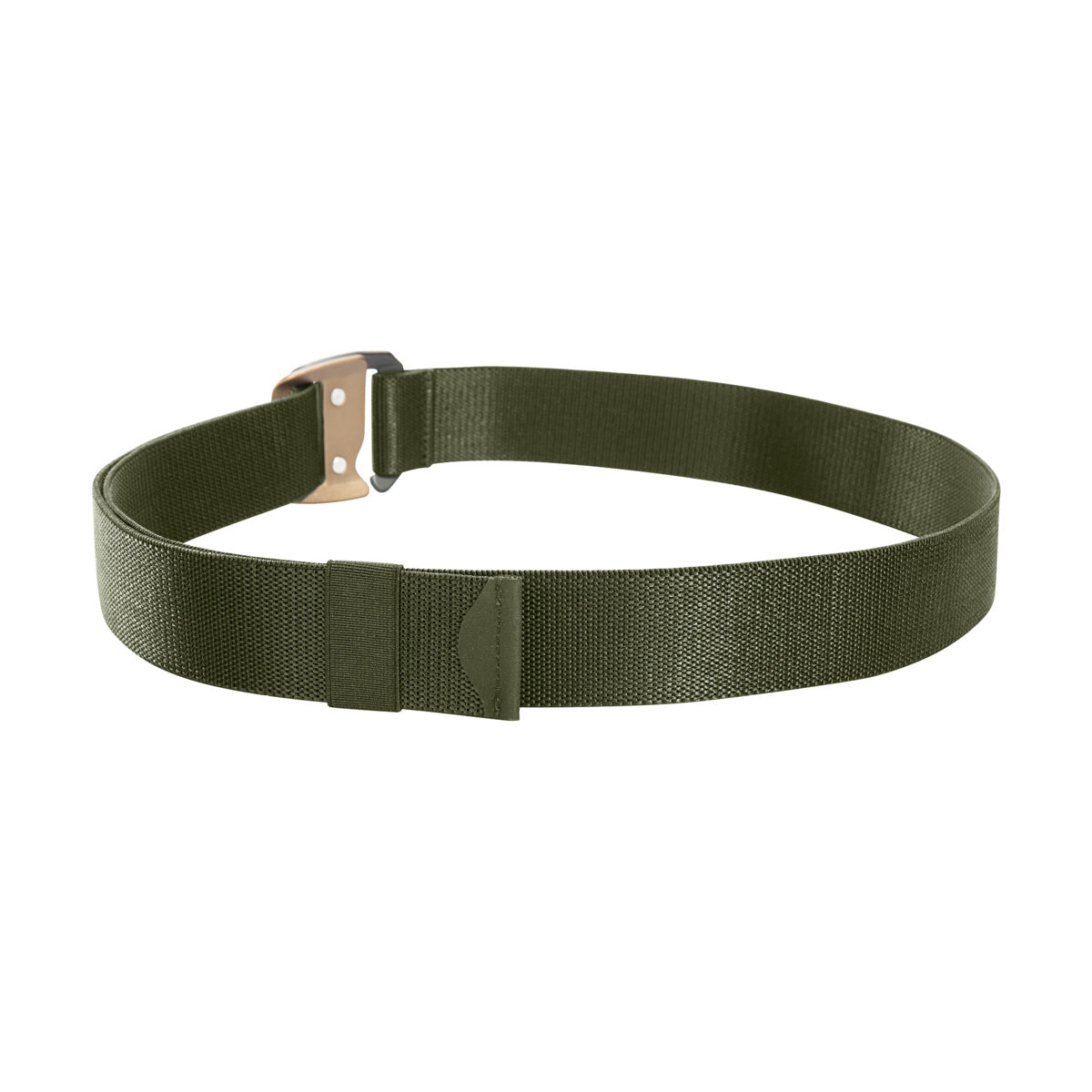 Experience the convenience and reliability of the Tasmanian Tiger Stretch Belt 38mm Olive - the perfect addition to your outdoor adventures. Featuring patented quick-release metal buckles, this elastic belt provides secure and effortless adjustment for the most comfortable fit. www.defenceqstore.com.au