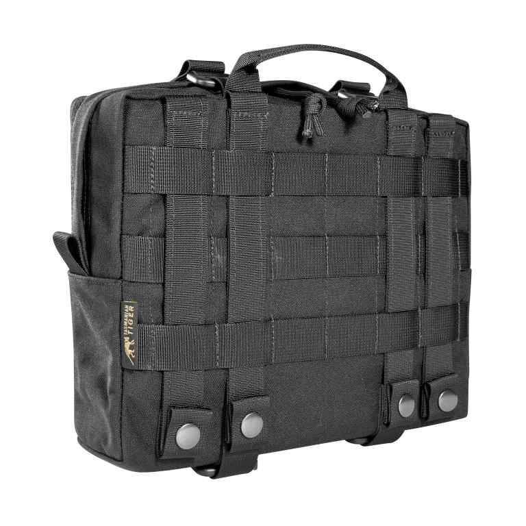 Large accessory and lid pouch. The TT Tac Pouch 10 MKII is designed as a MOLLE affixed pouch for the TT Base Pack 52 and TT Base Pack 75, though can also be used with other backpacks or as a large hip pouch. Twin compression straps contain goods in transit, and a MOLLE front provides adaptability. www.defenceqstore.com.au
