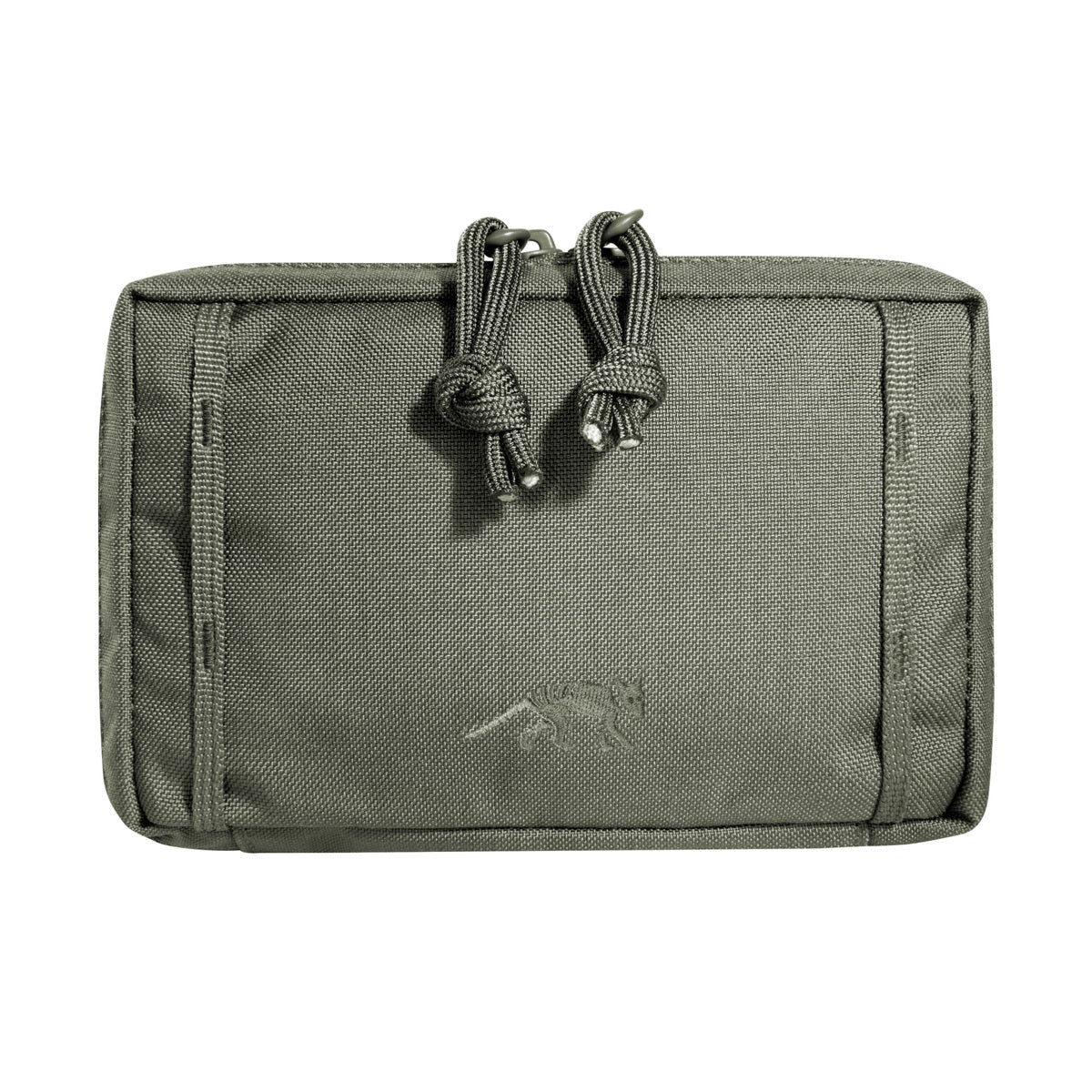 Accessory pouch with 10 x 15 x 4cm dimensions, a large opening and MOLLE reverse system. The inside features are a mesh pocket and elastic loops. www.defenceqstore.com.au