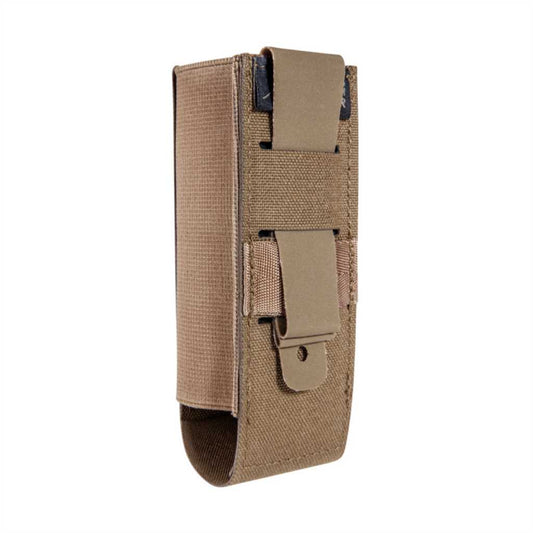Attach to plate carriers, belts, or other gear, this insert pouch is characterised by its flexibility, enabled by the elastic side panels, allowing for versatile equipment loading.  www.defenceqstore.com.au