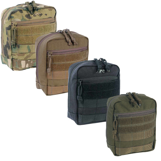 Elevate your tactical gear to a whole new level with the Tasmanian Tiger Tactical Pouch 6! Enjoy the convenience of the MOLLE snap button system, extra-wide zipped opening, and hook-and-loop strips for personalisation. www.defenceqstore.com.au combined colours available front view