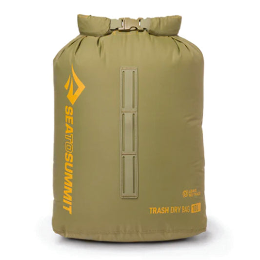 Pack it in, pack it out - mess free. The lightweight Trash Dry Bag makes backcountry rubbish removal hygienic and easy. A roll-top closure and garbage bag keeper securely contain odours and spills. www.defenceqstore.com.au