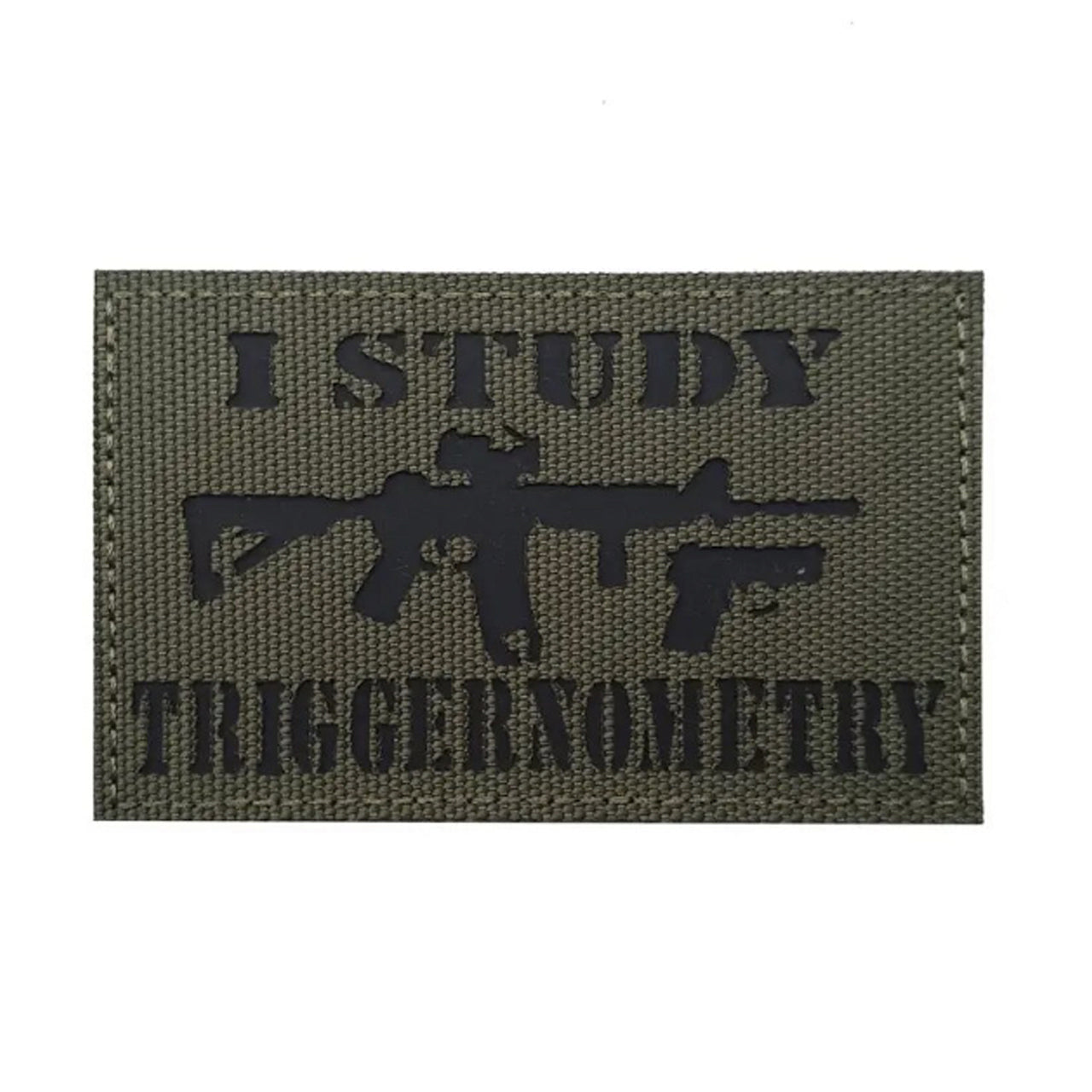 Triggernometry I Study Triggernometry OD Green Laser Cut Patch Hook & Loop – Defence Q ...