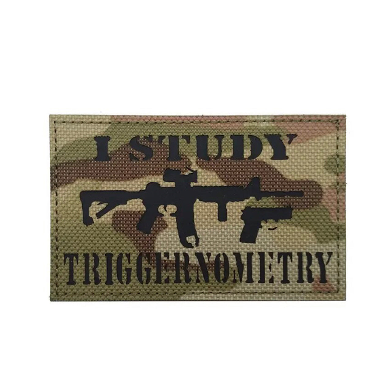 Experience the power of precision with the I Study Triggernometry Laser Cut Patch! Measuring at 8x5cm, this hook and loop patch is the ultimate addition to any collection. Master the art of marksmanship and proudly display your skills with this must-have accessory. www.defenceqstore.com.au