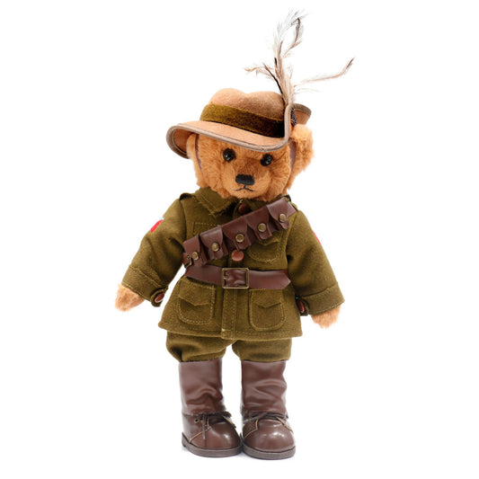 The Trooper Jones Light Horse Bear is a sensational bear that is not only a wonderful gift or collectable, but also a fantastic way to share Australia's proud military history with every age group. www.defenceqstore.com.au