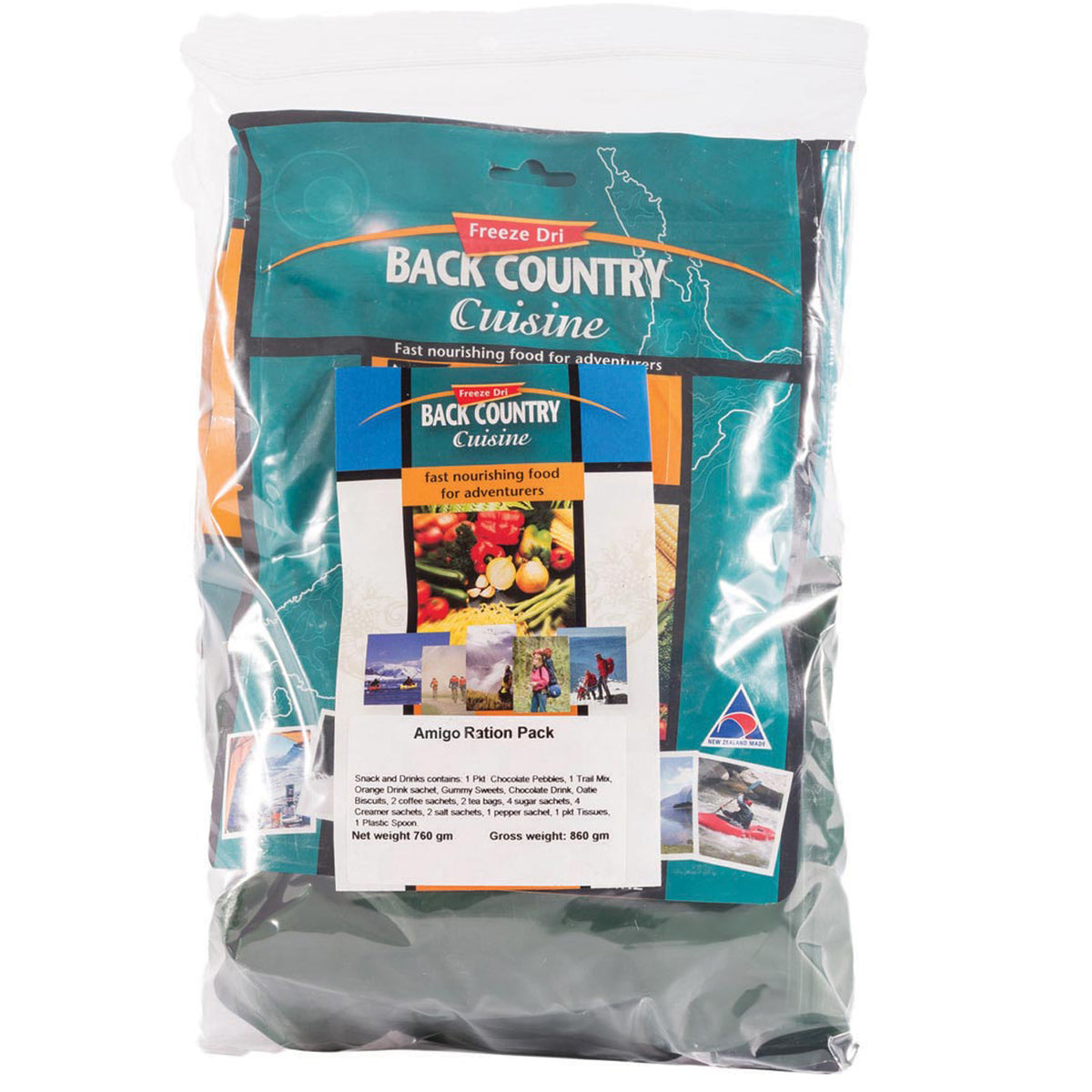 One Dat Ration Pack Back Country Cuisine One Day Ration Packs - Amigo Vegetarian – Defence ...