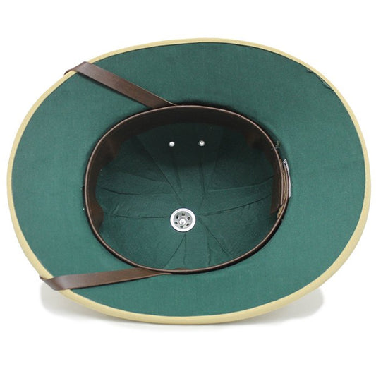 Experience authentic military heritage with the USMC Pith Helmet—a timeless Wolseley pattern design that commands respect. Built for durability with natural woven fibre and quality cotton fabric, www.defenceqstore.com.au