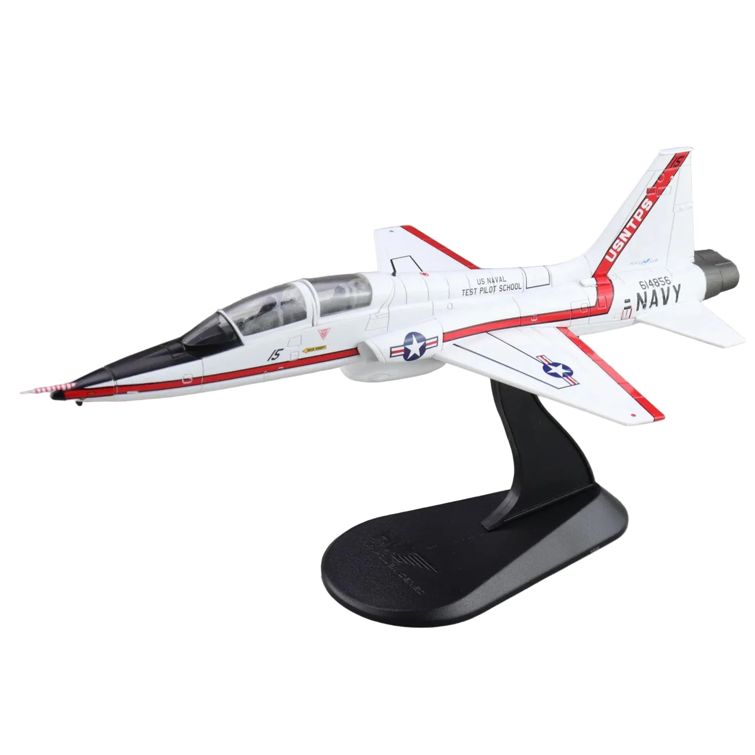 The T-38A Talon is a twin-jet supersonic trainer used by the US military since the 1960s. The US Naval Test Pilot School at NAS Patuxent River trains pilots and engineers for advanced flight testing.  www.defenceqstore.com.au