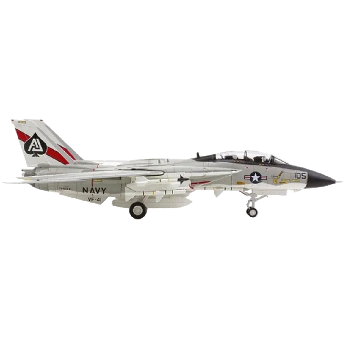 1/72 F-14A "Tomcat" 160388 VF-41 "Black Aces" USS Nimitz 1978 delivers a detailed ready-to-display replica of a classic US Navy carrier fighter for aviation collectors and military aircraft enthusiasts. www.defenceqstore.com.au