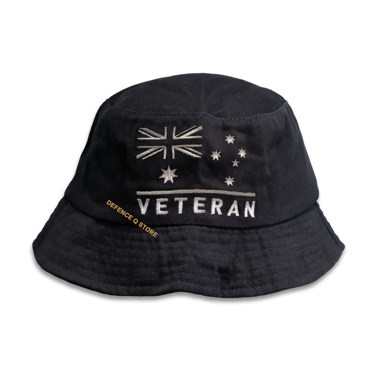 This navy blue flag hat is the perfect way to show your unwavering support for veterans. Crafted with high-quality fabric for utmost comfort, it's the ideal accessory for all-day wear. The standard size guarantees a great fit for all. Wear it proudly and pay respect to those who have selflessly served our country. www.defenceqstore.com.au