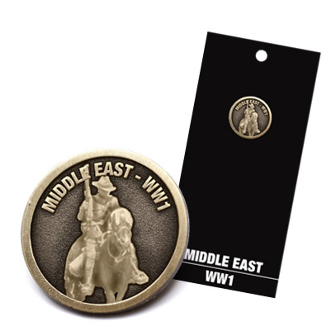 Introducing our stunning Middle East Campaign Lapel Pin, a must-have accessory for history enthusiasts and collectors alike. www.defenceqstore.com.au