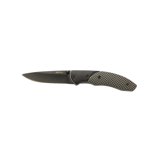 Whitby Lock Knife C.Fibre Pattern www.defenceqstore.com.au