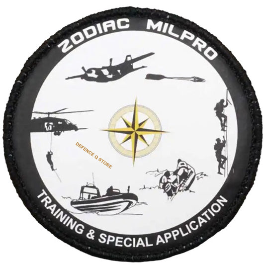 Elevate your gear to the next level with the Zodiac Embroidery Velcro Backed Morale Patch. Easily attach it to any piece of field gear, clothing, or create a unique patch display! Infuse some fun and spookiness into your style today.  Size: 8cm www.defenceqstore.com.au