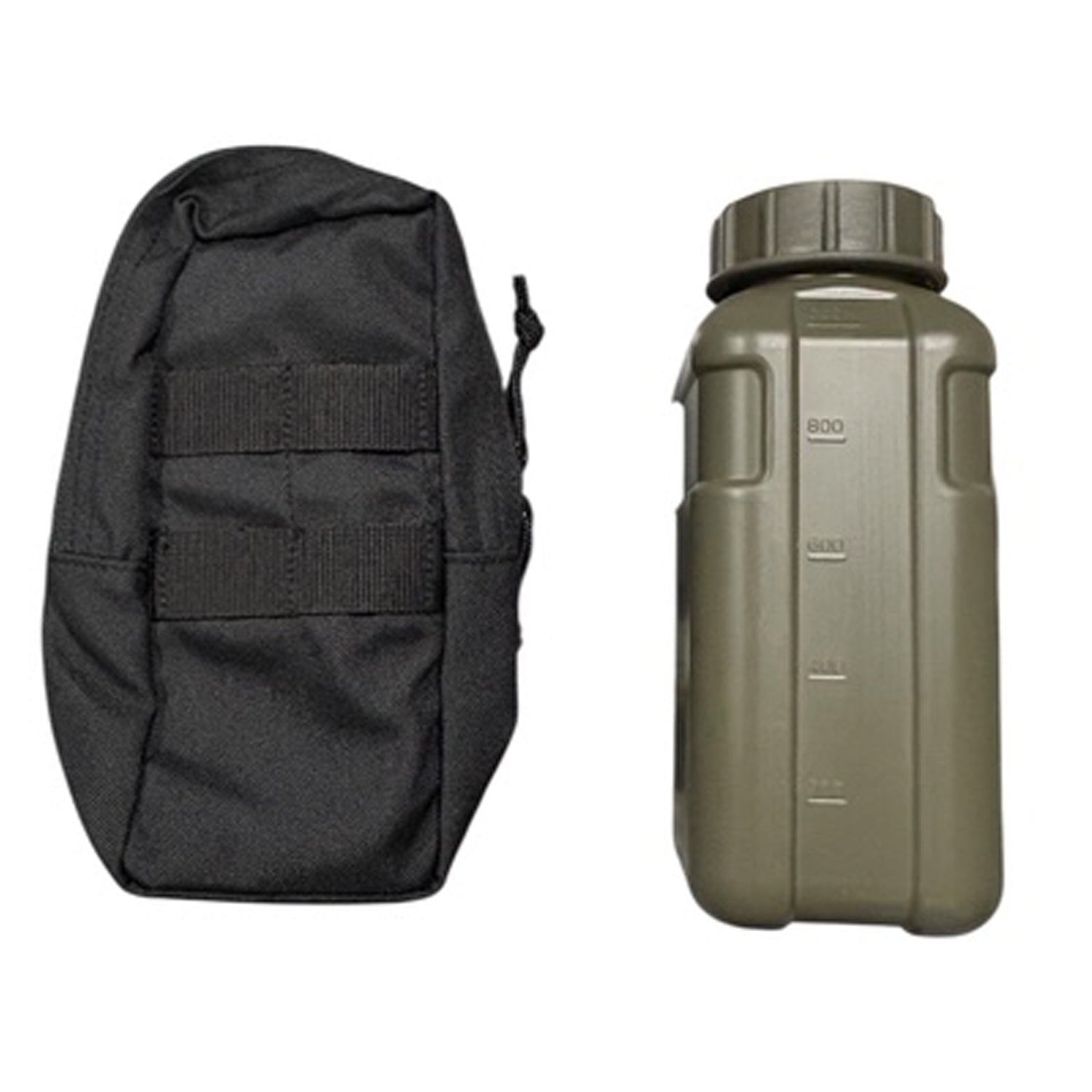 Designed for ultimate versatility, this pouch offers instant accessibility whether attached to your patrol order, assault pack, or large pack. Perfectly sized to accommodate a 1 Litre flask, it's equally adept at storing essential gear like spare rations, shaving supplies, batteries, marker panels, head torches, compact medical kits, or toggle ropes.  www.defenceqstore.com.au
