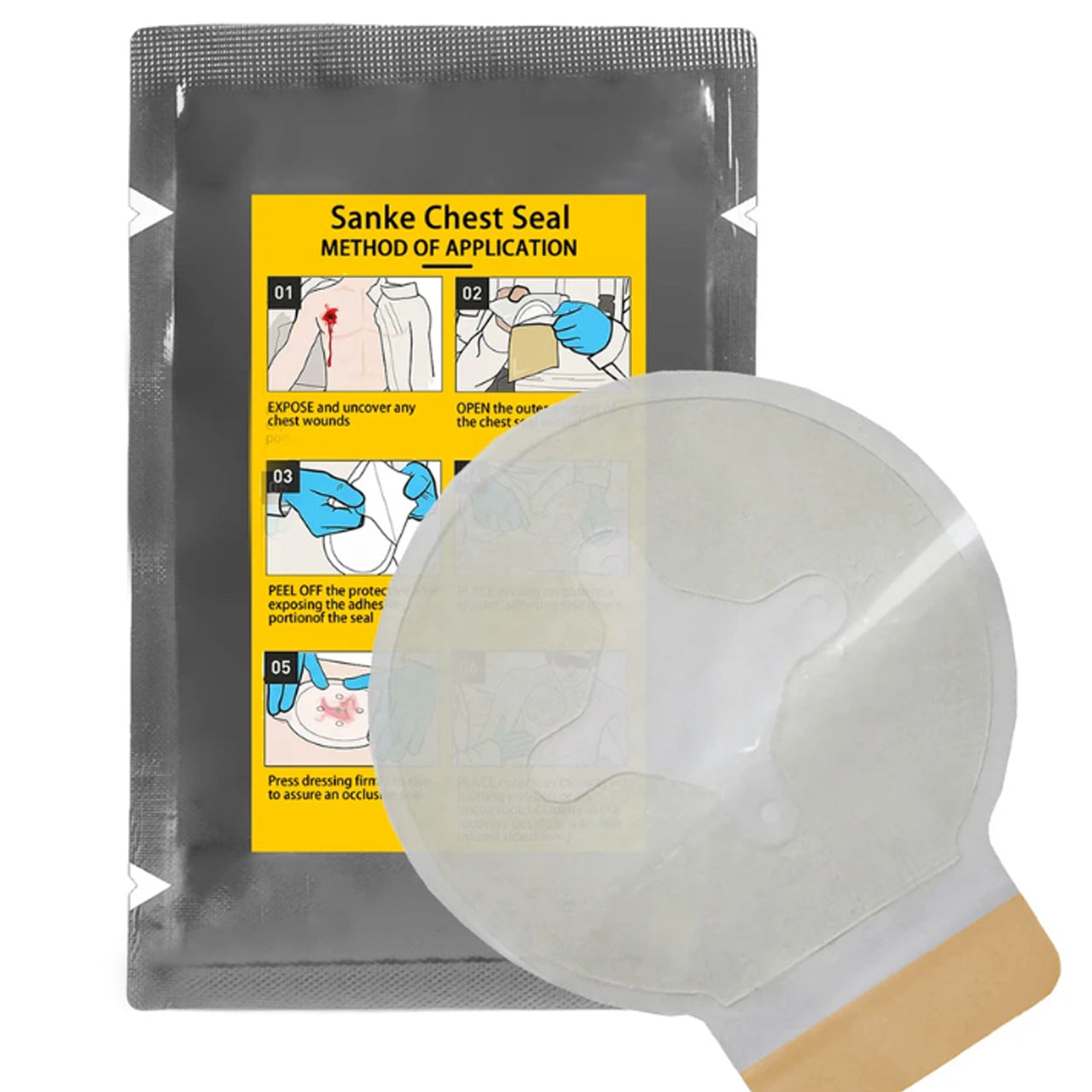 A chest seal is indicated when a patient has penetrating chest trauma from neck to navel, on the front, side or back of the chest. The chest seal doesn't control bleeding inside the chest cavity. Instead, the chest seal prevents air from entering the chest cavity. www.defenceqstore.com.au