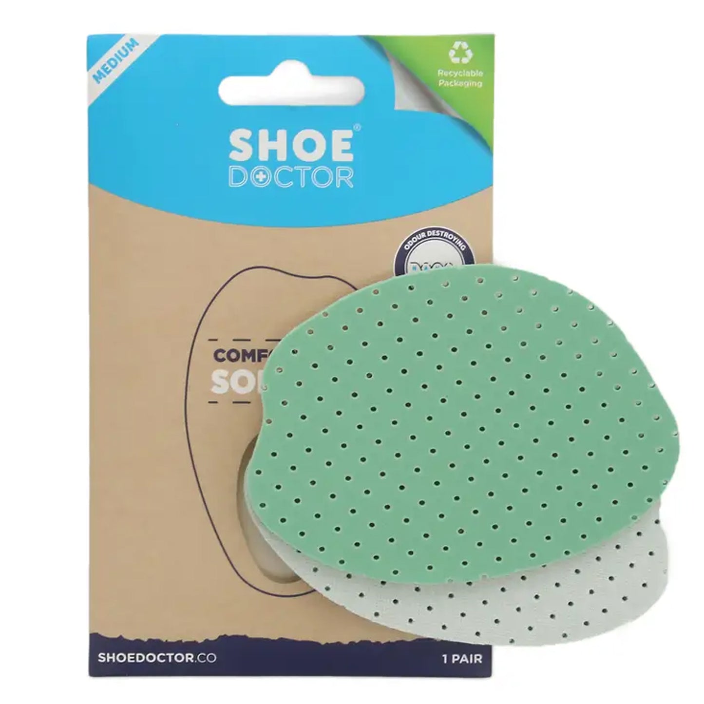 Shoe Doctor® Comfort Foam Solettes with Nano Silver Technology helps protect your feet from movement in the shoe, ensuring superior foot comfort. www.defenceqstore.com.au