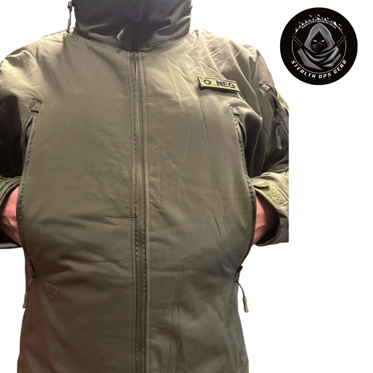 Master tactical versatility with the Stealth Ops Gear Windbreaker Jacket in Olive Green. Built for operators who demand performance without compromise, this jacket combines professional-grade durability with intelligent design features. www.defenceqstore.com.au