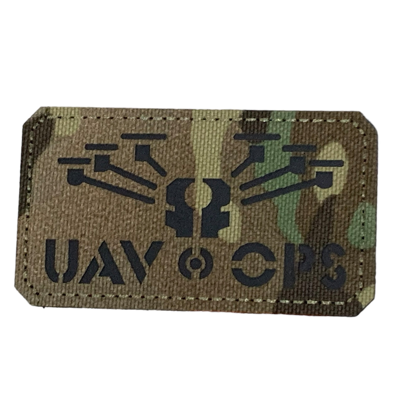 Drone Uav Ops Laser Cut Morale Patch Multicam Defence Q Store