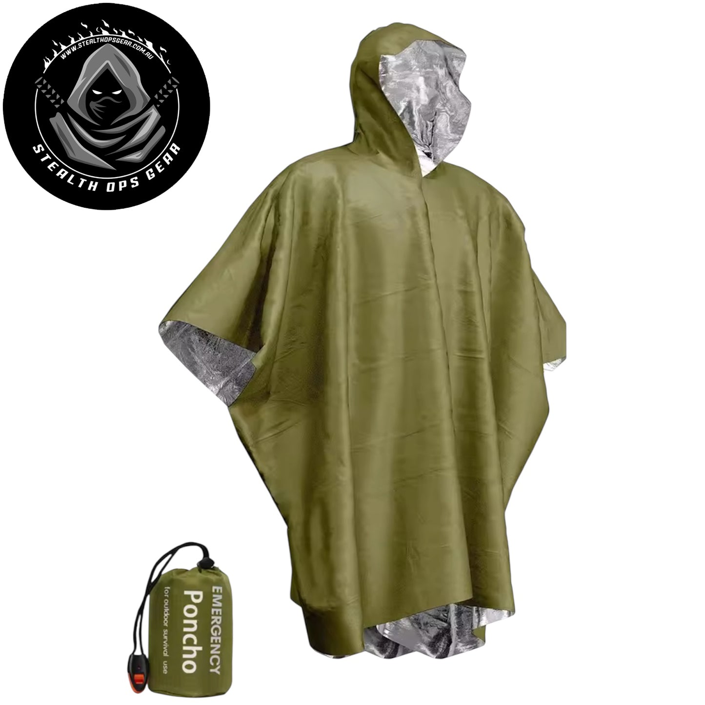 Integrated emergency whistle on the carry bag ensures you're never without a signalling tool. Ideal for bug out bags, field kits, and rapid deployment scenarios where weight and versatility matter. www.defenceqstore.com.au