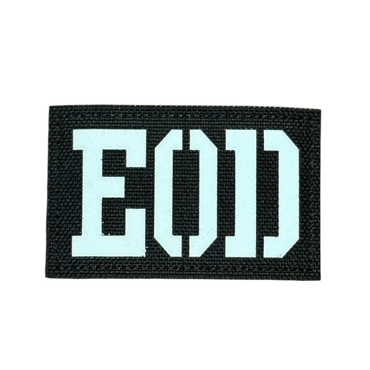 Make a bold statement with the EOD Laser Cut Black Patch. This striking 8x5cm patch features laser-cut precision detailing that demands attention. Backed with both hook and loop fasteners, it's ready to attach to tactical gear, backpacks, or uniforms instantly. www.defenceqstore.com.au
