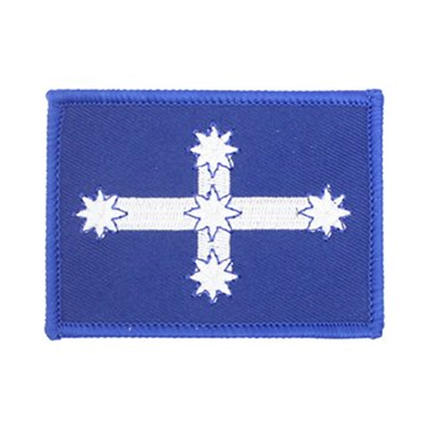 Own a piece of Australian history with this authentic Eureka Southern Cross sew-on embroidery patch. Featuring the iconic white cross and stars against a striking blue background, this design honours the legendary flag that symbolised the miners' fight for justice at the Eureka Stockade. www.defenceqstore.com.au