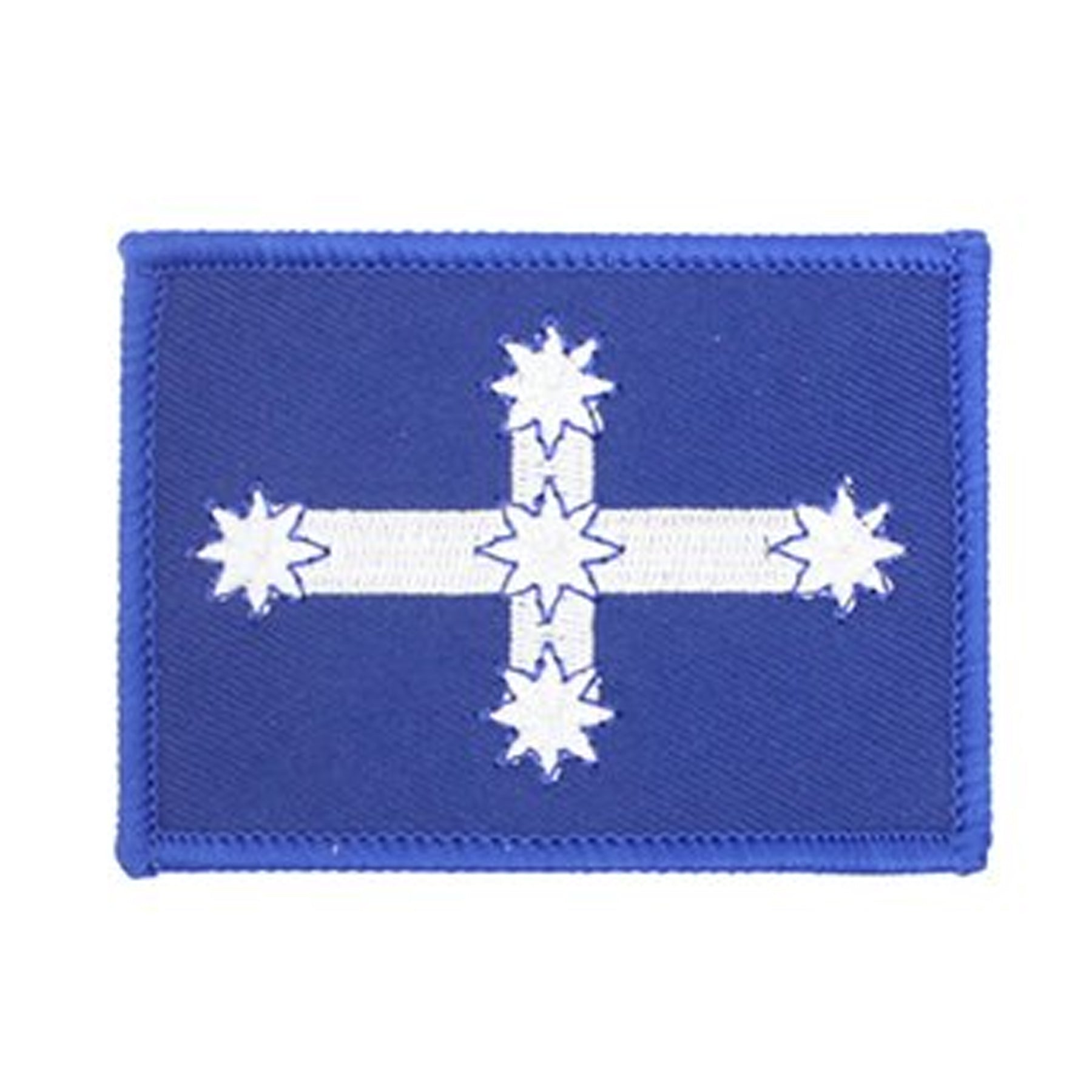 Own a piece of Australian history with this authentic Eureka Southern Cross sew-on embroidery patch. Featuring the iconic white cross and stars against a striking blue background, this design honours the legendary flag that symbolised the miners' fight for justice at the Eureka Stockade. www.defenceqstore.com.au
