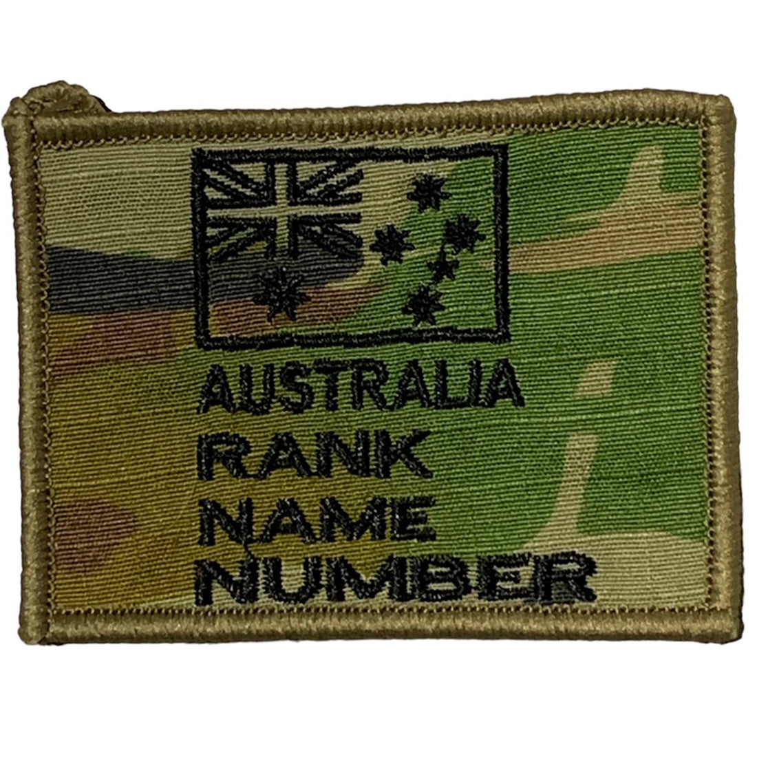 Australian Army Gear Patch Middle Alignment Various Colours Available