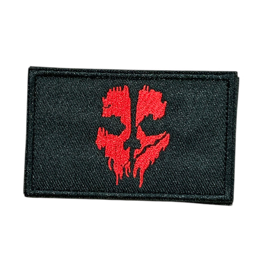 Unleash your creativity with the Ghost Embroidery Patch Hook &amp; Loop Red! Measuring 8x5cm and featuring a beautifully embroidered design and secure hook &amp; loop backing, this patch is a must-have for any collector. www.defenceqstore.com.au