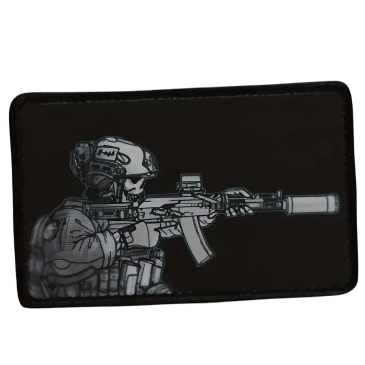 Hunt The Night Embroidery Morale Patch - Stealth Ops Gear, measuring 9x5.5cm, is a striking and durable addition to personalize your gear with style and toughness.  www.defenceqstore.com.au