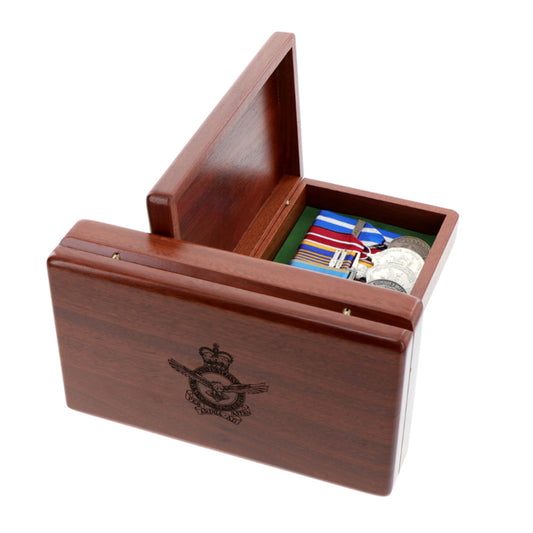 Jarrah Medal Case w/Air Force Crest www.defenceqstore.com.au