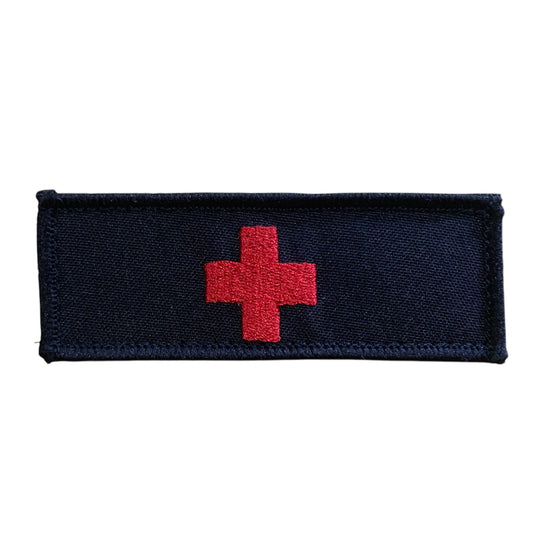 Discover the remarkable benefits of Medical Patch First Aid's Black Patch Hook &amp; Loop! Measuring 8.5x3cm, this velcro-backed patch offers the perfect balance of convenience and reliability. Trust in Medical Patch First Aid to provide the extra security and peace of mind you deserve! www.defenceqstore.com.au