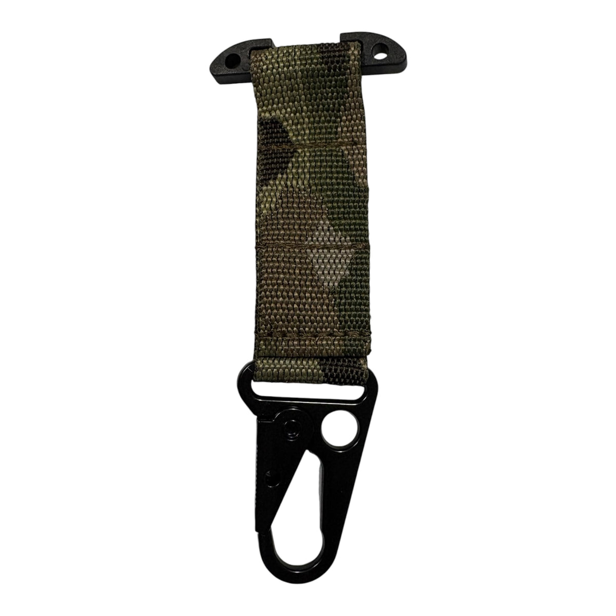 Secure your essentials with military-grade reliability. This Multicam tactical key holder combines premium nylon webbing with heavy-duty stainless steel construction to keep your keys and small gear exactly where you need them.  www.defenceqstore.com.au