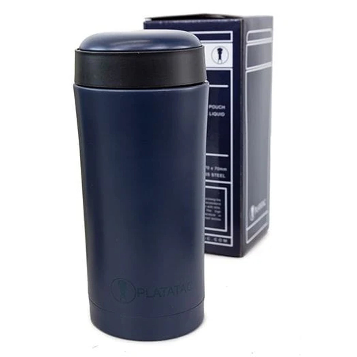 The Platatac Brew Flask is ideal for camping, picnics, worksites and other outdoor activities. It features a quality stainless steel and BPA free body. The twist style cap was designed to provide a secure closure and spill-free handling, which, also doubles as a receptacle for storage. www.defenceqstore.com.au
