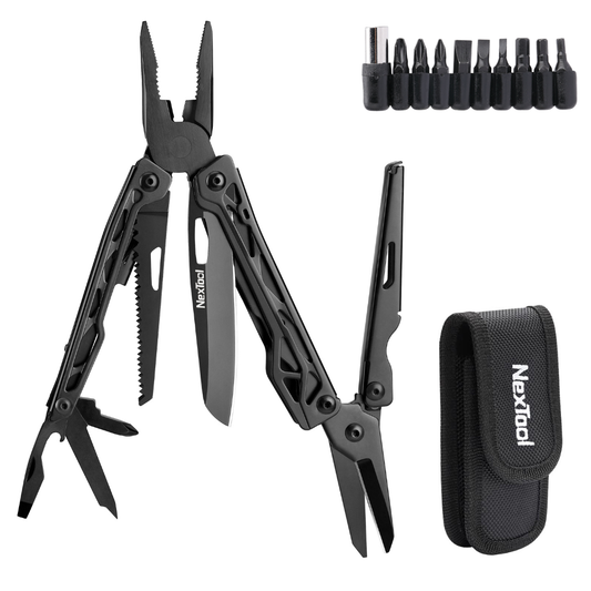 The NexTool Black Knight Multi-Tool is engineered for users who require durability, functionality and reliability in demanding environments. Built with robust stainless steel construction and a tactical black finish, it delivers dependable performance across cutting, gripping and fastening applications. www.defenceqstore.com.au