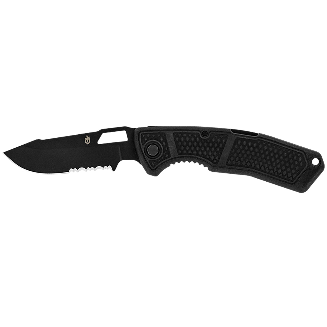 This American-made tactical folder is thoughtfully designed and lightweight for use over the long haul. A 420HC black ceramic coated blade, rubberized diamond texture handle, sturdy pocket clip, and partially serrated blade ensure preparedness. www.defenceqstore.com.au