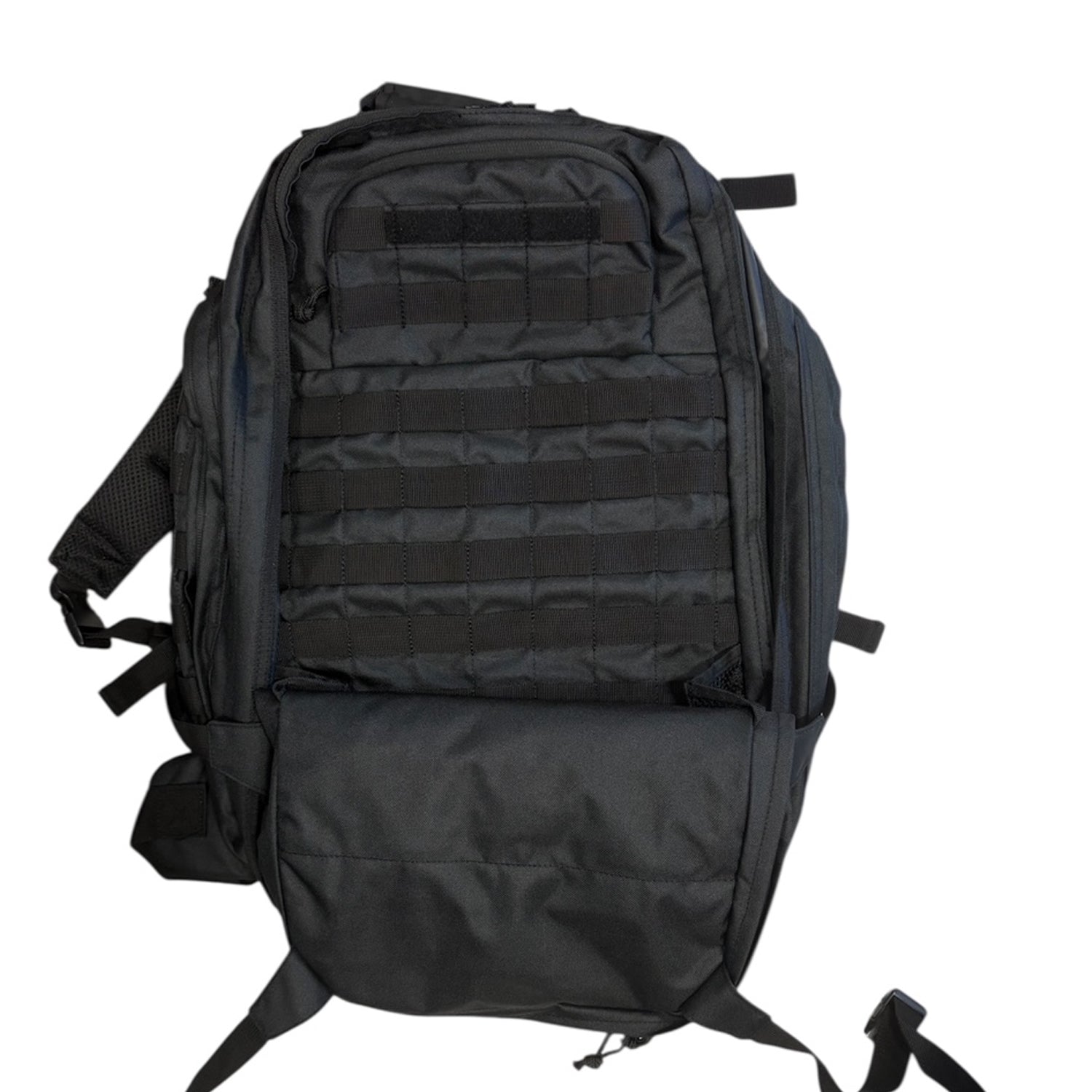 The Tactical 45LT Patrol Pack is designed for 2-3 day missions, featuring two main compartments for efficient gear organization. It includes a front pocket with an internal organizer, a dedicated hydration pocket, and a protective pouch for sunglasses. www.defenceqstore.com.au