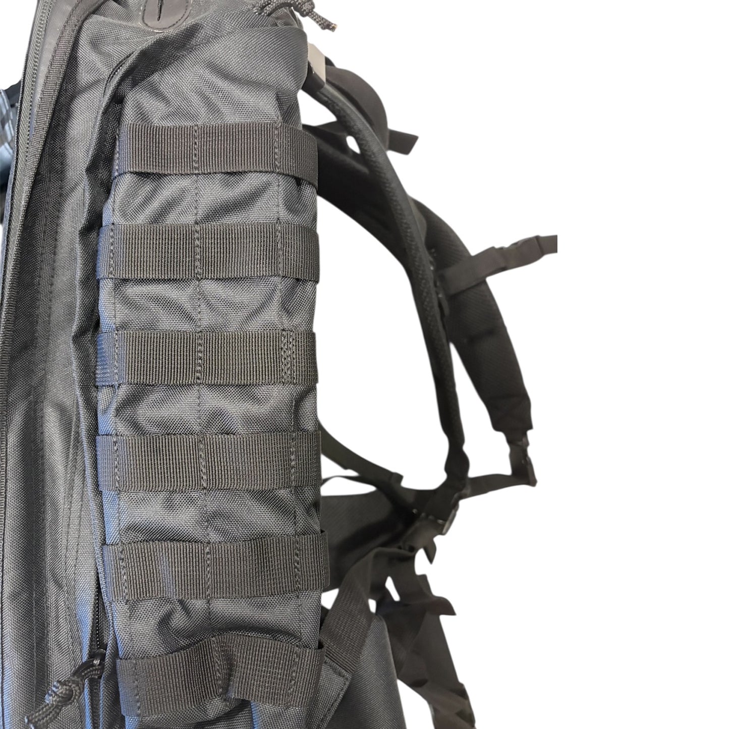 The Tactical 45LT Patrol Pack is designed for 2-3 day missions, featuring two main compartments for efficient gear organization. It includes a front pocket with an internal organizer, a dedicated hydration pocket, and a protective pouch for sunglasses. www.defenceqstore.com.au