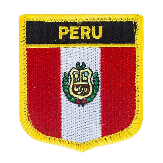 This Peru Flag Embroidery Velcro Backed Morale Patch Badge comes with Velcro backing for effortless attachment and measures 7x6cm. Show your unwavering support for this amazing country by adding this badge to your collection today! www.defenceqstore.com.au