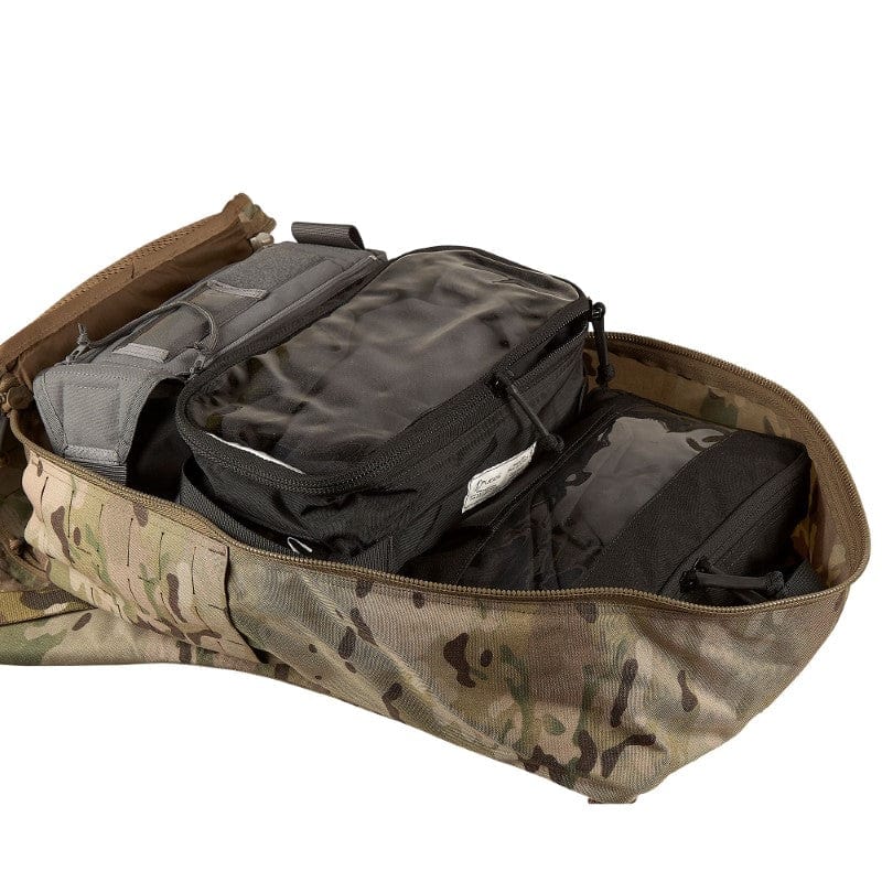 The Platatac Spur MSM 24 Day Pack is the larger of the two Spur MSM packs and boasts most of the same features as well as a larger carrying capacity. It features two zippered admin pockets on the front panel, two internal mesh zippered pockets. www.defenceqstore.com.au