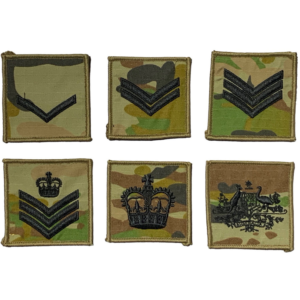 AMCU Rank Patches Non-Commissioned Rank Set – Defence Q Store