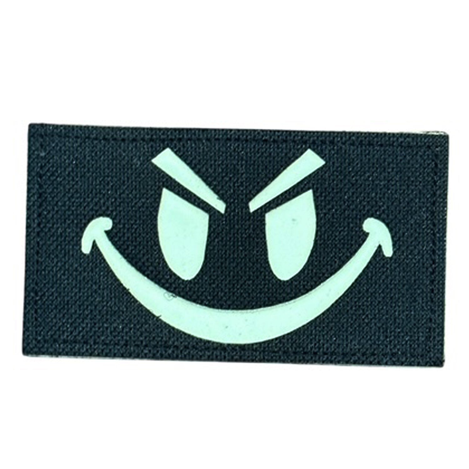 Make a bold statement with the Evil Smile 9x5cm Laser Cut Black Patch Hook &amp; Loop . This striking 9x5cm patch features laser-cut precision detailing that demands attention. Backed with both hook and loop fasteners, it's ready to attach to tactical gear, backpacks, or uniforms instantly. www.defenceqstore.com.au