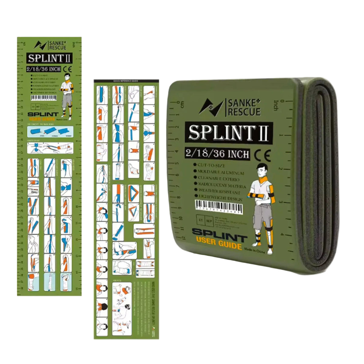 Introducing the Emergency Survival Splint - a versatile and compact tool designed to be an essential part of your first aid kit. With a length of 46cm when unrolled and a width of 11cm, this mouldable splint is perfect for immobilizing limbs in emergency situations. Don't miss out on this must-have survival item. www.defenceqstore.com.au