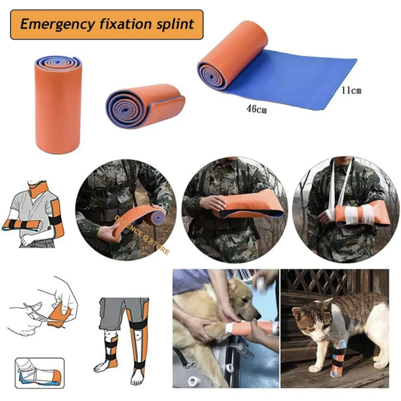 Introducing the Emergency Survival Splint - a versatile and compact tool designed to be an essential part of your first aid kit. www.defenceqstore.com.au