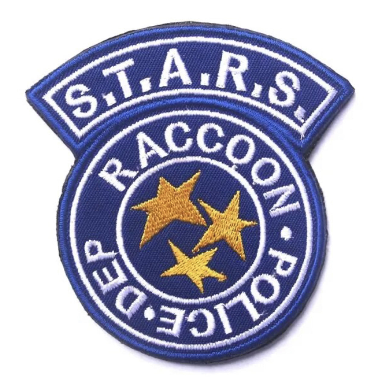 STARS Blue Embroidery Velcro Backed Morale Patch Defence Q Store